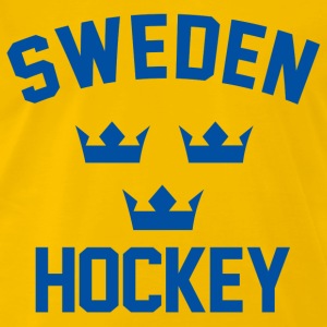 sweden team hockey men s premium t shirt